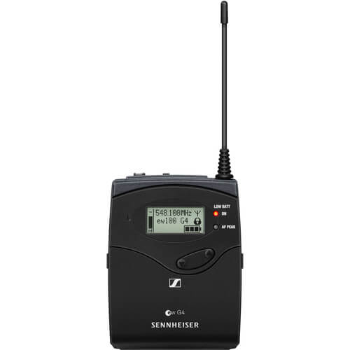 Sistema-Microfone-de-Lapela-Se-Fio-Sennheiser-EW-122P-G4-Wireless-para-Montagem-em-Camera