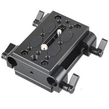 Plate Base de Tripé SmallRig 1798 com Braçadeira Dupla de Haste 15mm