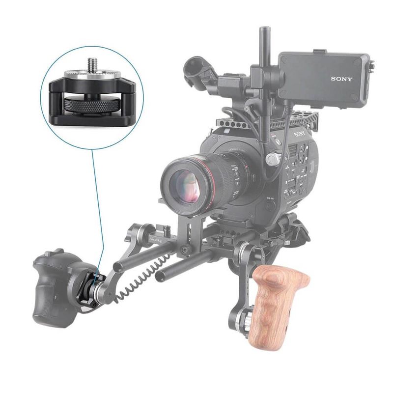 Adaptador-de-Roseta-SmallRig-1887-Handgrip-de-Gaiolas-para-Cameras-e-Filmadoras-Sony-PXW-FS7---FS7II