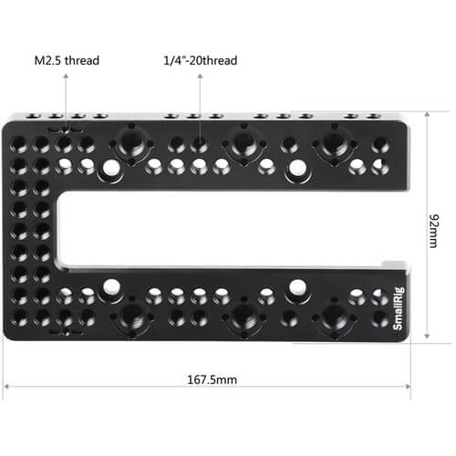 Plate-de-Montagem-U-Shape-SmallRig-1975-para-Sony-PXW-FS7-e-FS7II