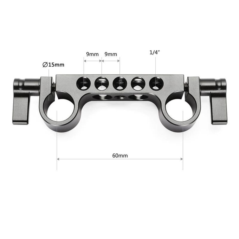 Bloco-de-Haste-15mm-SmallRig-2061-Railblock-Super-Leve--2-unidades-