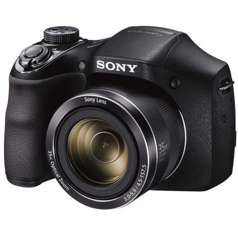 Camera-Sony-Cyber-Shot-DSC-H300-com-Zoom-35x--Preta-