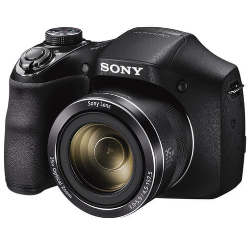 Camera-Sony-Cyber-Shot-DSC-H300-com-Zoom-35x--Preta-