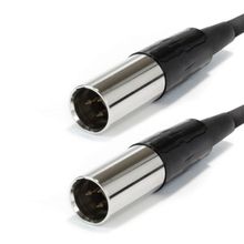 Cabo Mini-XLR (M) x Mini-XLR (M) 3 Pinos - 20cm