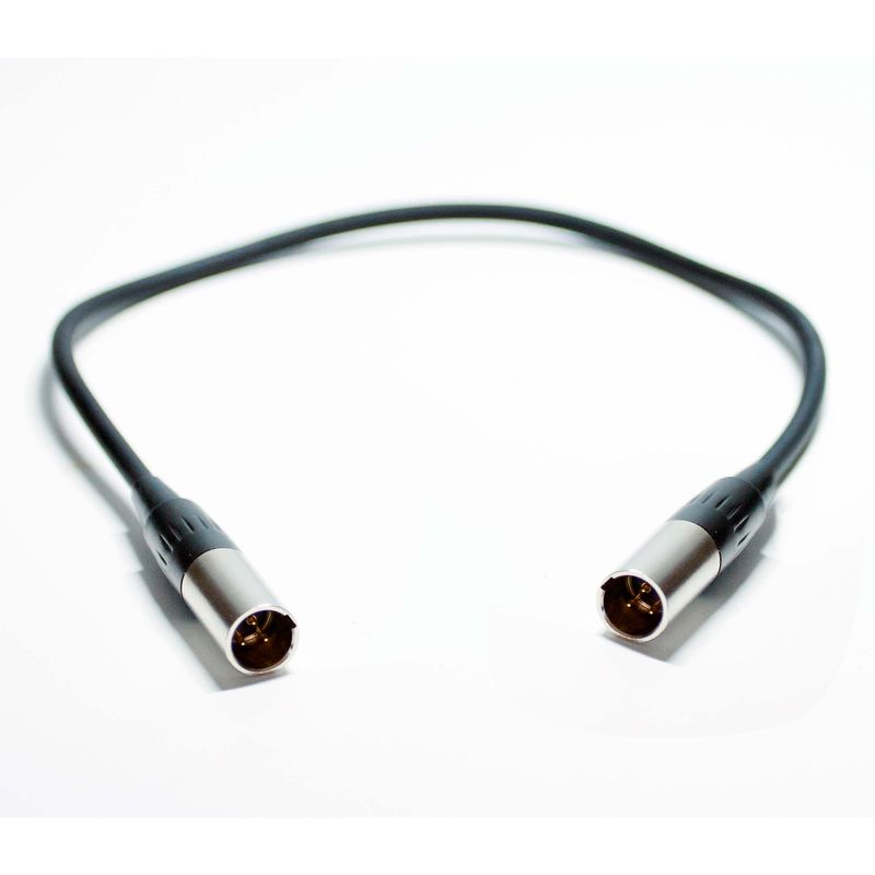 Cabo-Mini-XLR--M--x-Mini-XLR--M--3-Pinos---20cm