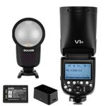 Flash-Godox-V1-N-Cabeca-Redonda-TTL-Master-SpeedLight-para-Cameras-Nikon