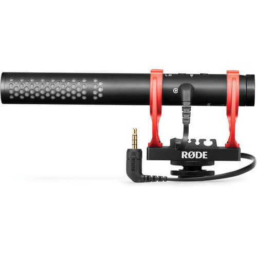 Microfone-Rode-VideoMic-NTG-Shotgun-Hibrido-Analogico---USB-com-Montagem-em-Camera