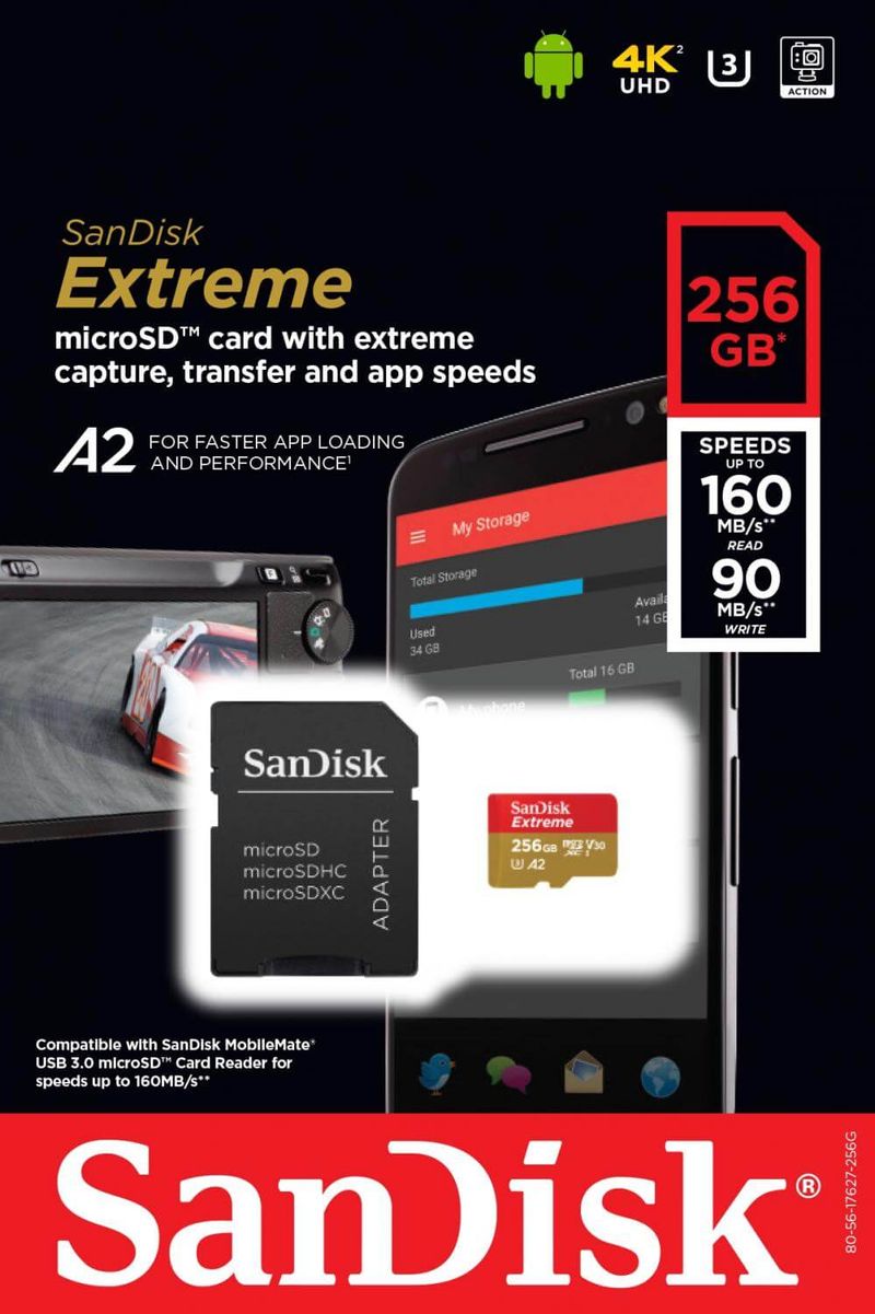 Cartao-MicroSDXC-SanDisk-256Gb-Extreme-UHS-I-A2-com-Adaptador-SD