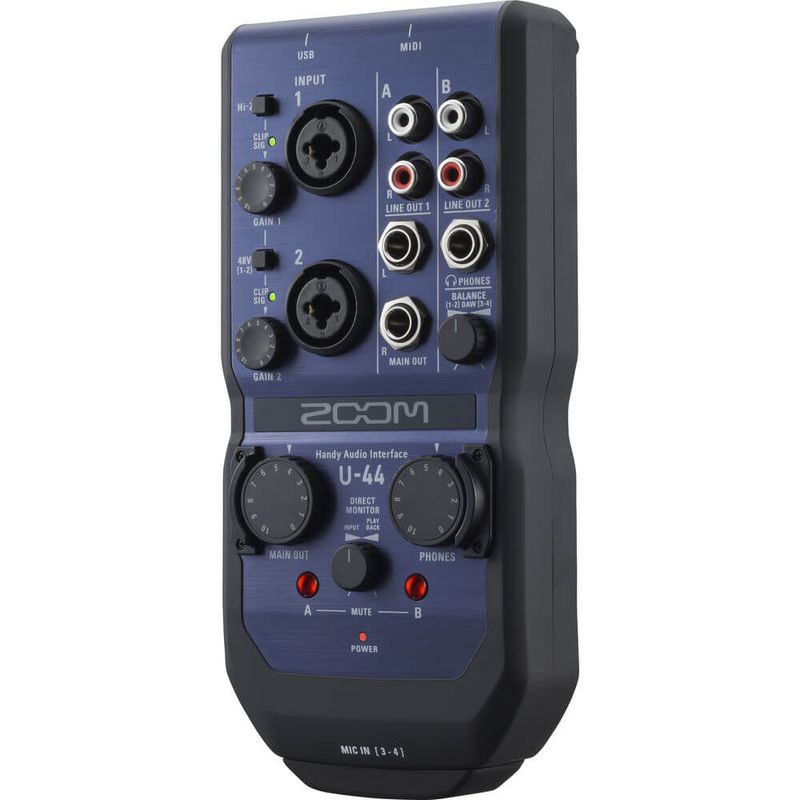 Interface-de-Audio-Portatil-Zoom-U-44-USB-4x4-24-Bit