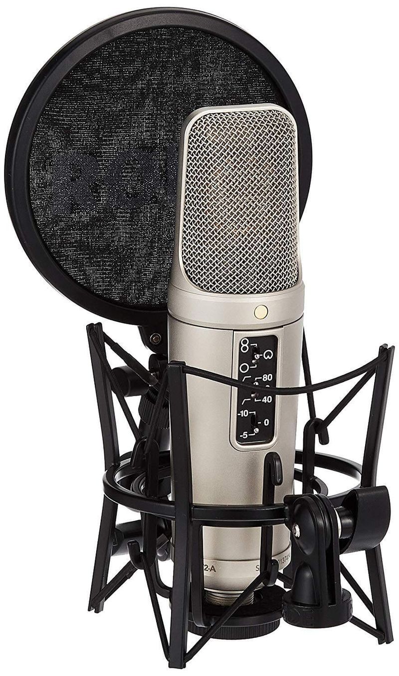 Kit-Estudio-Microfone-Rode-NT2-A-Studio