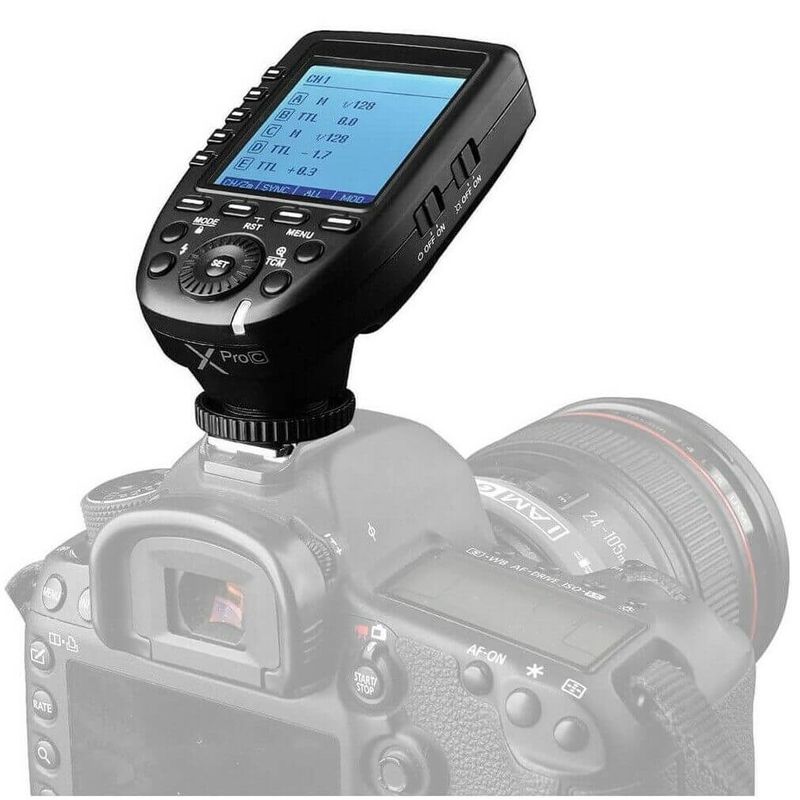 Disparador-Radio-Flash-Trigger-Wireless-Godox-XProC-TTL-para-Canon