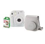 Kit-Camera-Instantanea-Fujifilm-Instax-Mini-9-Branco-Gelo-com-Bolsa-e-Filme