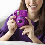 Kit-Camera-Instantanea-Fujifilm-Instax-Mini-9-Roxo-Acai-com-Bolsa-e-Filme