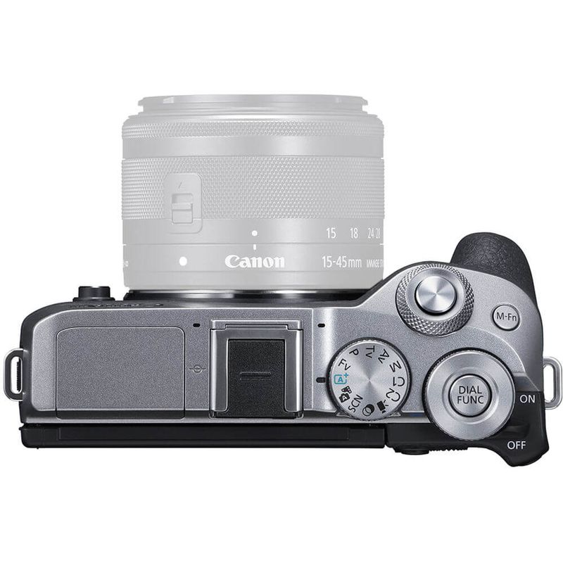 Camera-Canon-EOS-M6-MarkII-Mirrorless-Prata--Corpo-