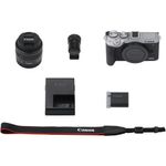 Camera-Canon-EOS-M6-MarkII-Mirrorless-com-Lente-15-45mm-e-Visor-EVF-DC2--Prata-