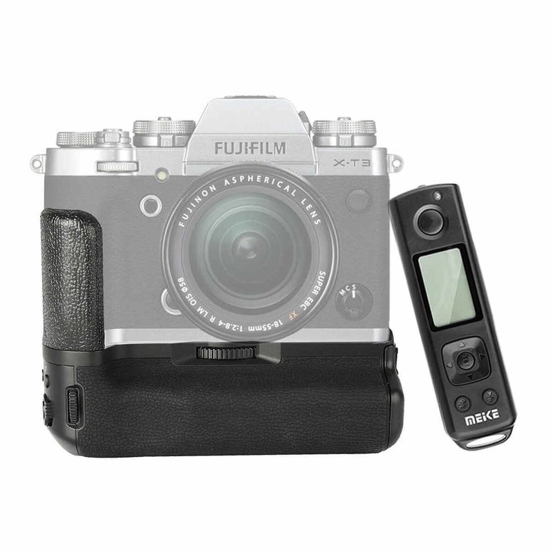 Baterry-Grip-Meike-MK-XT3-Pro-para-FujiFilm-X-T3-Mirrorless-com-Controle-Remoto