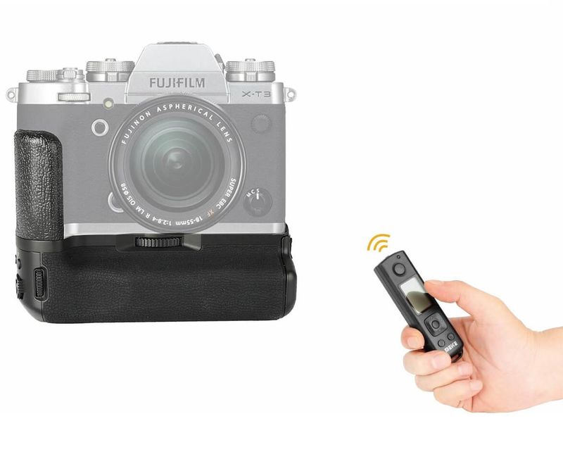 Baterry-Grip-Meike-MK-XT3-Pro-para-FujiFilm-X-T3-Mirrorless-com-Controle-Remoto