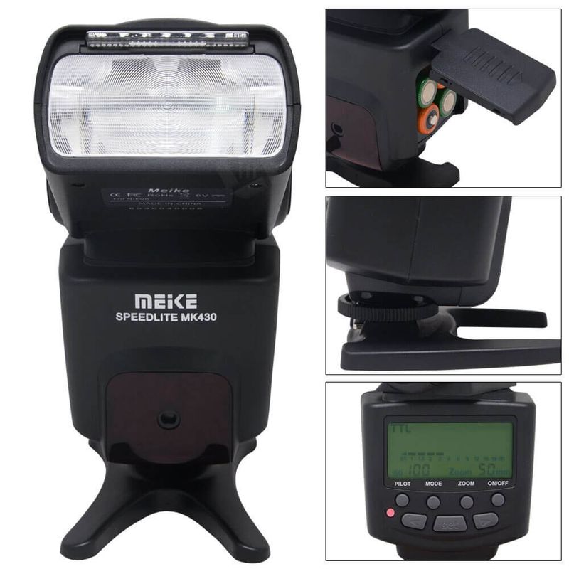 Flash-Speedlite-Meike-MK-430-TTL-para-Cameras-Nikon-DSLR