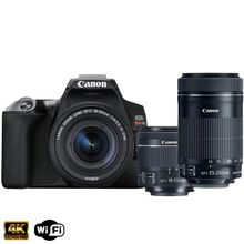 Kit Premium Canon EOS Rebel SL3 4K + Lentes 18-55mm e 55-250mm IS STM