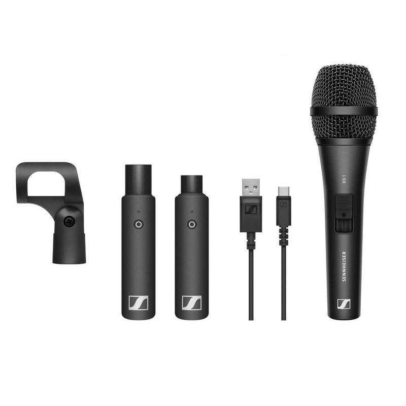 Sistema-Sem-Fio-com-Microfone-de-Mao-Sennheiser-XSW-D-Vocal-Set-Wireless-Digital-XLR--2.4-GHz-