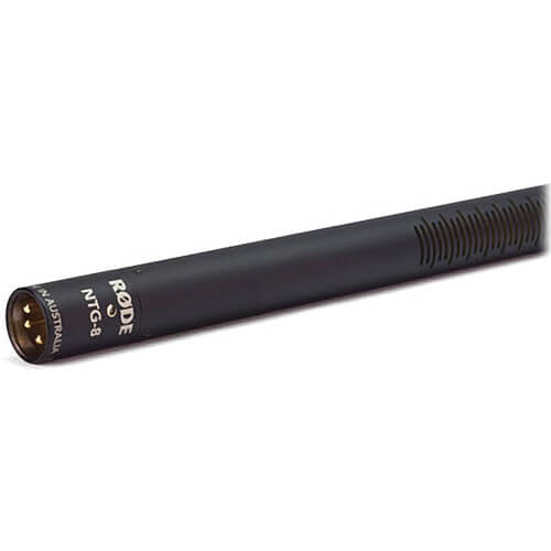 Microfone-Shotgun-Rode-NTG-8-Broadcast-Hiperdirecional-Longo-XLR