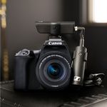 Kit-Camera-Canon-SL3-4K-com-Lente-18-55mm---Microfone-Lapela-Sennheiser-XSW-D-Wireless-com-Receptor