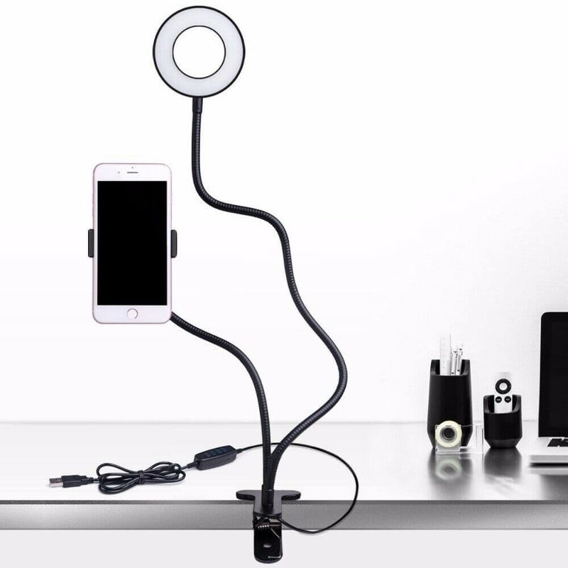 Iluminador-Circular-LED-Selfie-Ring-Light-Live-Streaming-com-Suporte-de-Celular