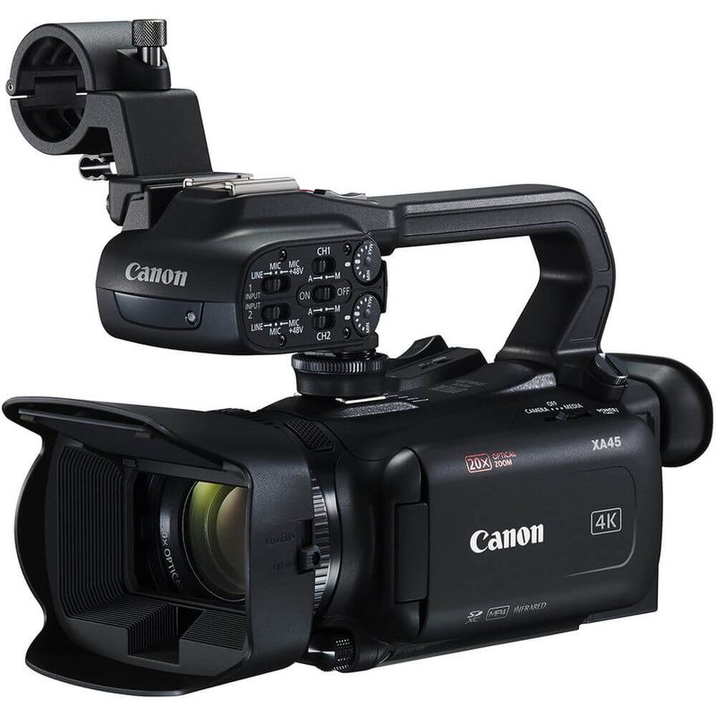 Filmadora-Canon-XA45-UHD-4K-Profissional-Zoom-Optico-20x-HD