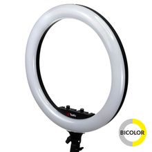 Iluminador Circular Led Ring Light Tolifo 19" Bi-Color 60W Profissional (Fonte Bivolt)