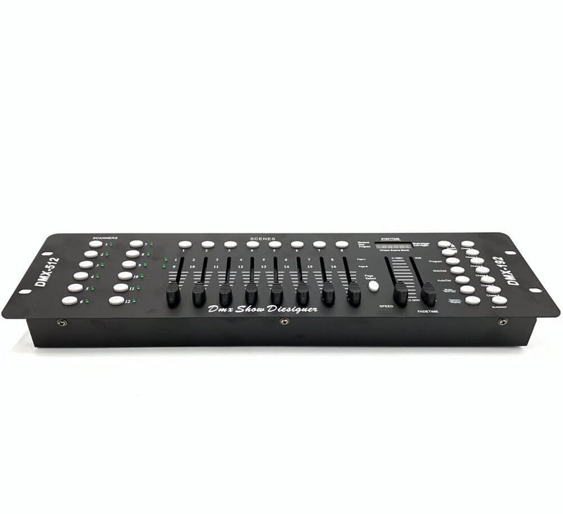 Mesa-Controladora-Profissional-Dmx-512-Iluminacao-e-Efeitos-Portatil-192-Canais