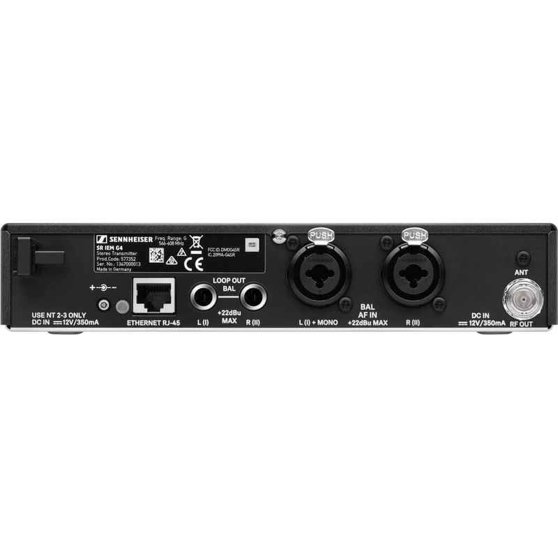 Sistema-de-Monitoramento-Sem-Fio-Sennheiser-EW-IEM-G4-AI-Wireless-com-Fone-IE-4--A1--470-a-516MHz-