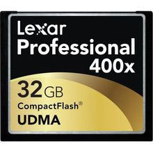 Cartão CompactFlash Lexar 32GB Professional 60MB/s UDMA 400x