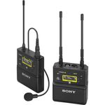 Sistema-Wireless-Sony-UWP-D26-de-Microfone-de-Lapela-Sem-Fio-2-Transmissores-e-Montagem-em-Camera