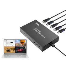 Placa de Captura Multi-Viewer Ezcap264 USB3.0 de 4 Canais HDMI UVC Live Streaming e Gamer