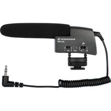 Microfone Shotgun Sennheiser MKE 400 com Montagem em Câmeras e Gravadores