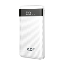 Carregador Portátil Power Bank Dual ADF 10000mAh PBQ-10 USB3.0 - Branco