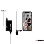 Microfone-Lapela-Universal-LensGo-Dm2-Estudio-e-Entrevista-para-SmartPhones-e-Cameras