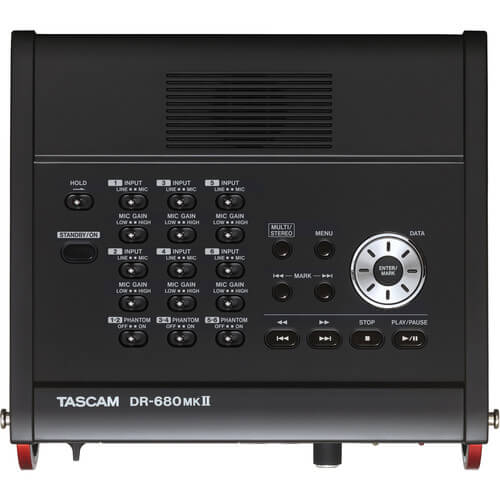 Gravador-Digital-Tascam-DR-680MKII-com-8-Canais