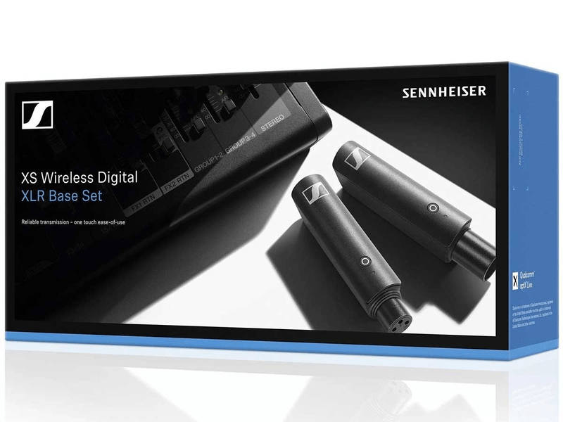 Sistema-Sem-Fio-Microfone-XLR-Sennheiser-XSW-D-XLR-Base-Set-Wireless-Digital--2.4-GHz-