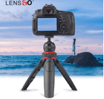 Mini-Tripe-Multifuncional-Portatil-Lensgo-L322-com-Suporte-e-Controle-Remoto-BT-para-Smartphone-e-Cameras