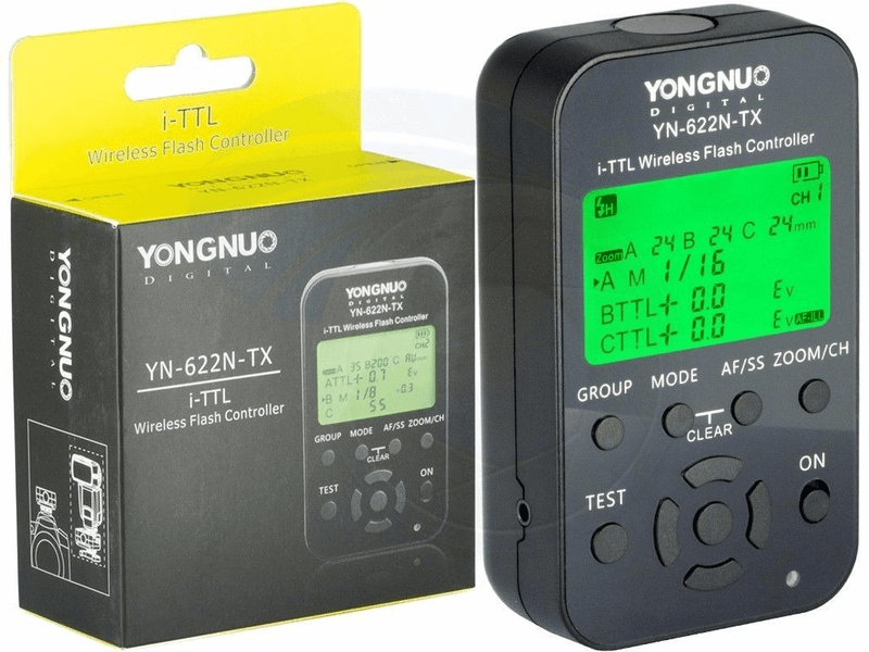 Controlador-Radio-Flash-Yongnuo-YN-622N-TX-i-TTL-Wireless-para-Nikon