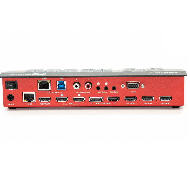 Switcher-MultiView-de-Video-DeviceWell-HDS7105-4x-HDMI-e-DP-DisplayPort-5-Canais-LiveOBS