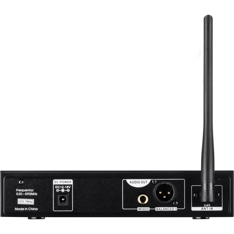 Sistema-Sem-Fio-de-Microfone-Mao-Harmonics-HSF-101-Wireless-UHF