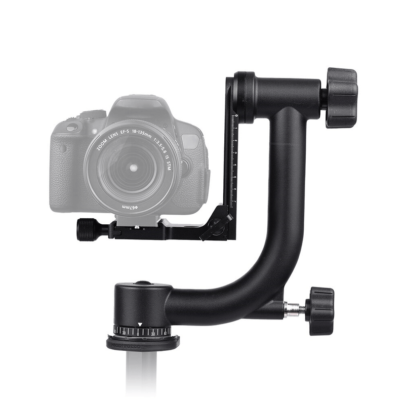 Cabeca-Panoramica-Gimbal-TeleFoto-BK-45-360-??graus-com-Placa-de-Liberacao-Rapida