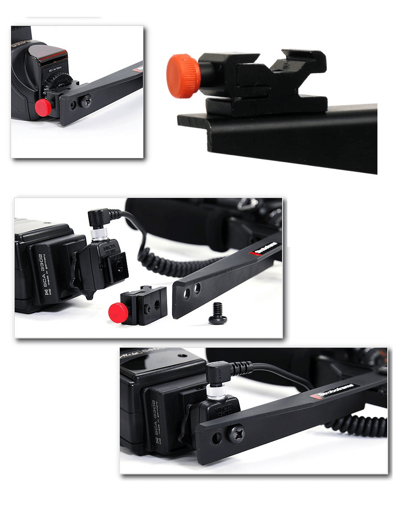 Suporte-Stroboframe-Giratorio-Stroboflip-para-Camera-e-Flash