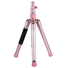 Tripé/Monopé Portátil Kingjoy P056s com Cabeça Ball Head 4kg (Rosa)