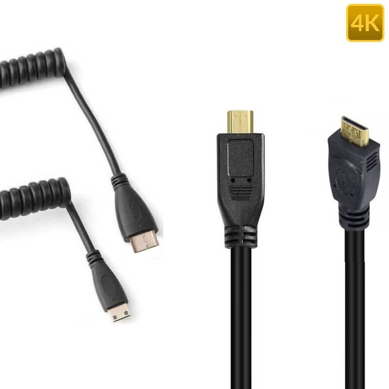 Cabo-Espiral-Mini-HDMI-x-Micro-HDMI-2.0-4K-HD-de-25cm