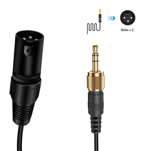 Cabo XLR x P2 TRS 3.5mm Parafuso de Travamento (TRS para XLR Macho)