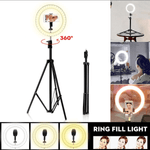 Iluminador-Led-Circular-10--Ring-Light-Live-26cm-USB-com-Tripe-e-Suporte-de-Celular