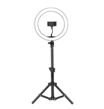 Iluminador-Led-Circular-10--Ring-Light-Live-26cm-USB-com-Tripe-e-Suporte-de-Celular